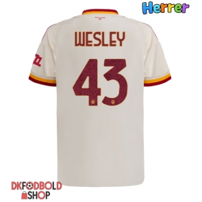 AS Roma Wesley Franca #43 Udebanetrøje 2026-27 Kort ærmer